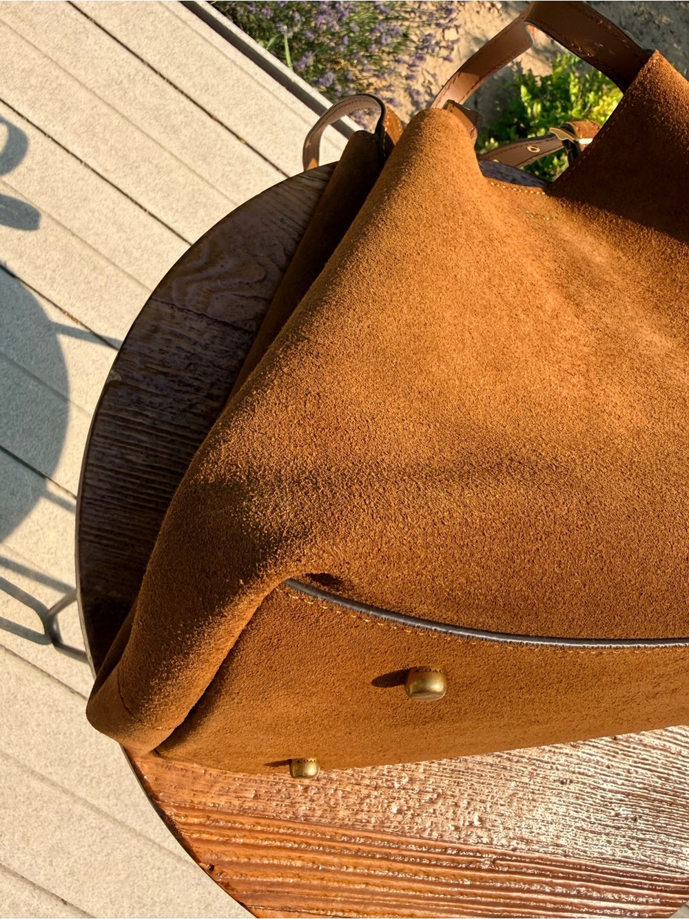 Coach Warm Brown Gramercy Tote Bag - Picture 9 of 13